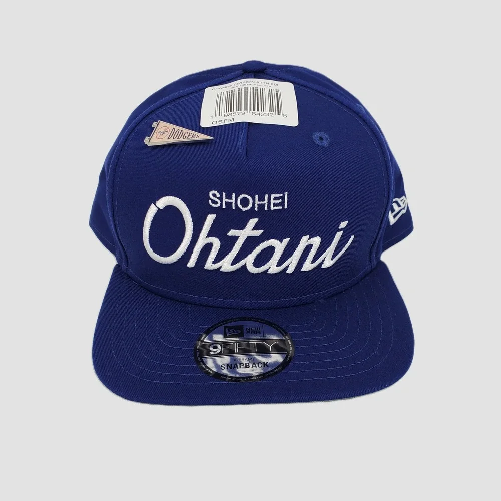 New Era Shohei Ohtani Los Angeles Dodgers 9FIFTY A Frame Snapback Hat‎ Blue OSFM